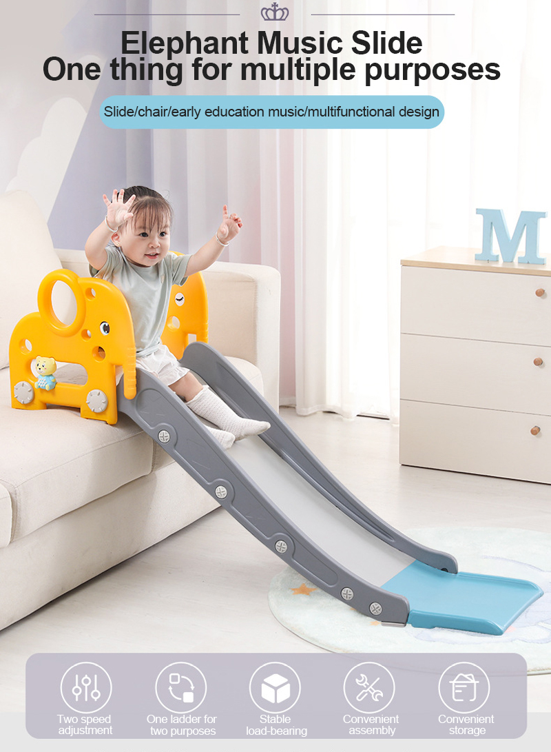 Children's Slide Kids Indoor Sofa Slide Stair Slide Attachment to Toddler Bed and Couch, Best Accessory to Toy Playground and Bedroom