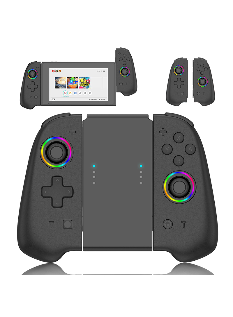 Wireless Joy Con Controller with Dual Vibration and Gyroscope axis Compatible with Switch/Switch Lit