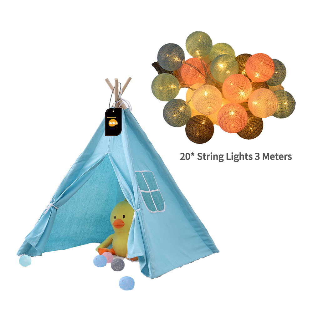 Portable Indian Children's Tent for Kids Cotton Carva Tipi Teepee Kids Tent Children's House Indoor Playhouse