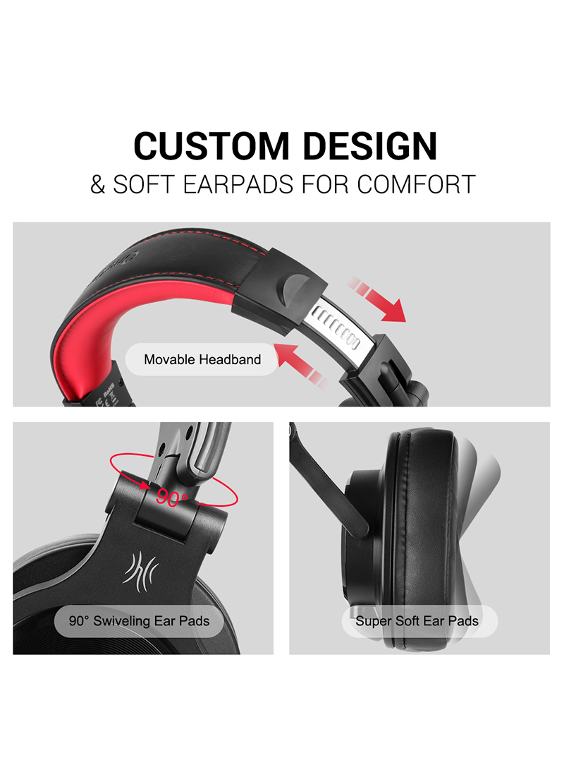 A71 Hi-Res Studio Recording Headphones - Wired Over Ear Headphones With Shareport, Professional Monitoring &amp; Mixing