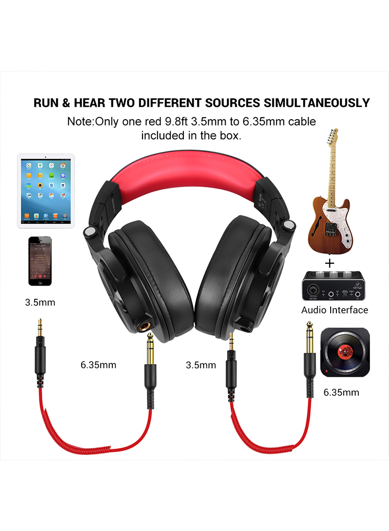 A71 Hi-Res Studio Recording Headphones - Wired Over Ear Headphones With Shareport, Professional Monitoring &amp; Mixing