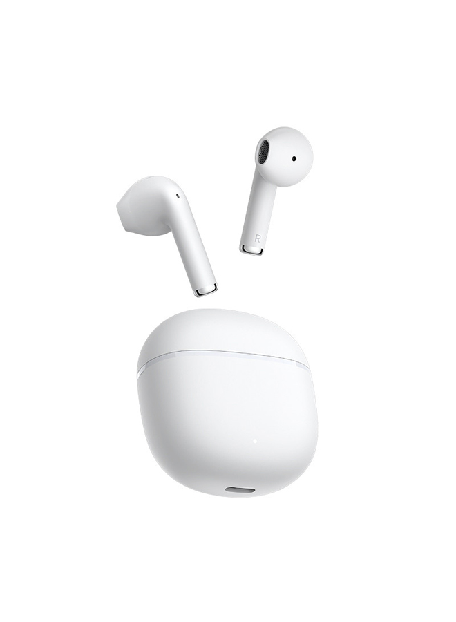 QCY AilyBuds Lite T29 Ailybuds Lite Truly Wireless Earbuds With Bionic Arc Design,Strong 5.3 Bluetooth Connection, 28 Hours Battery Life & 68 ms Low Latency - White